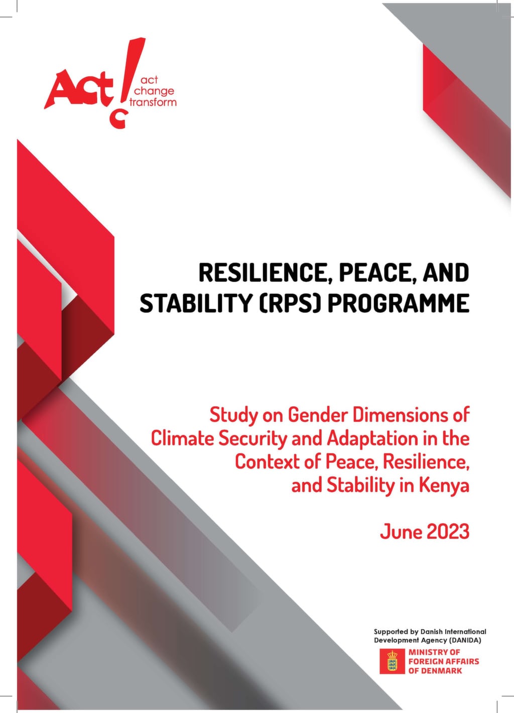 Study On Gender Dimensions Of Climate Security And Adaptation In The ...